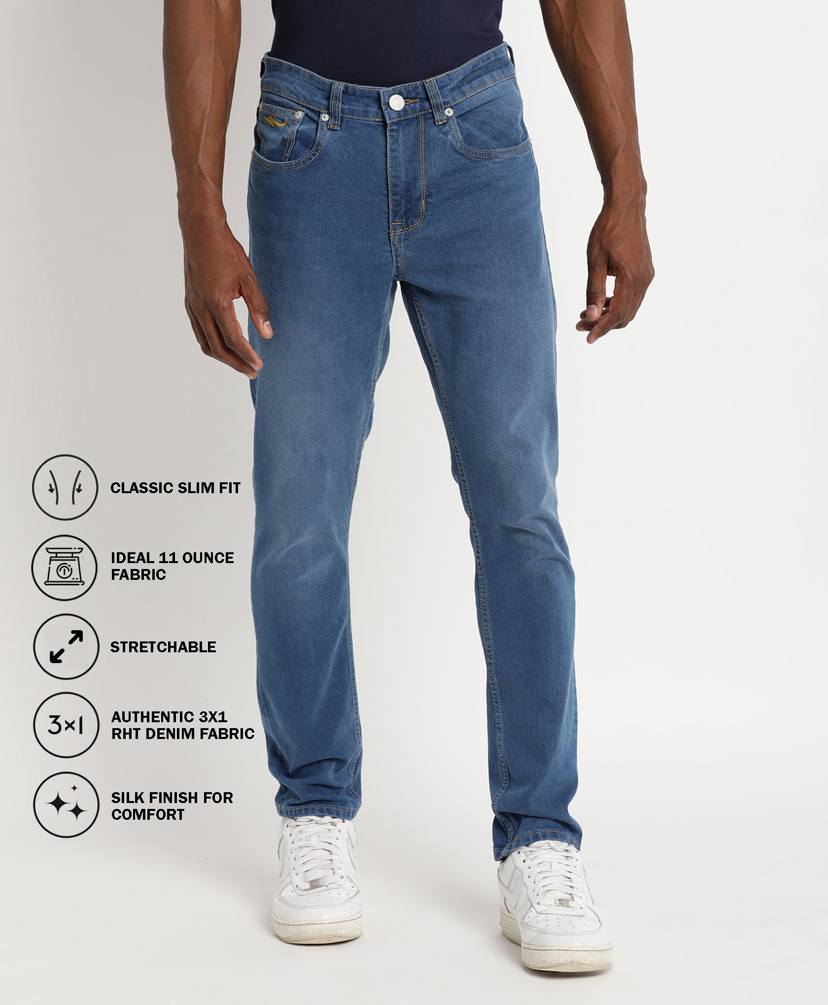 Blue Slim-fit Jeans