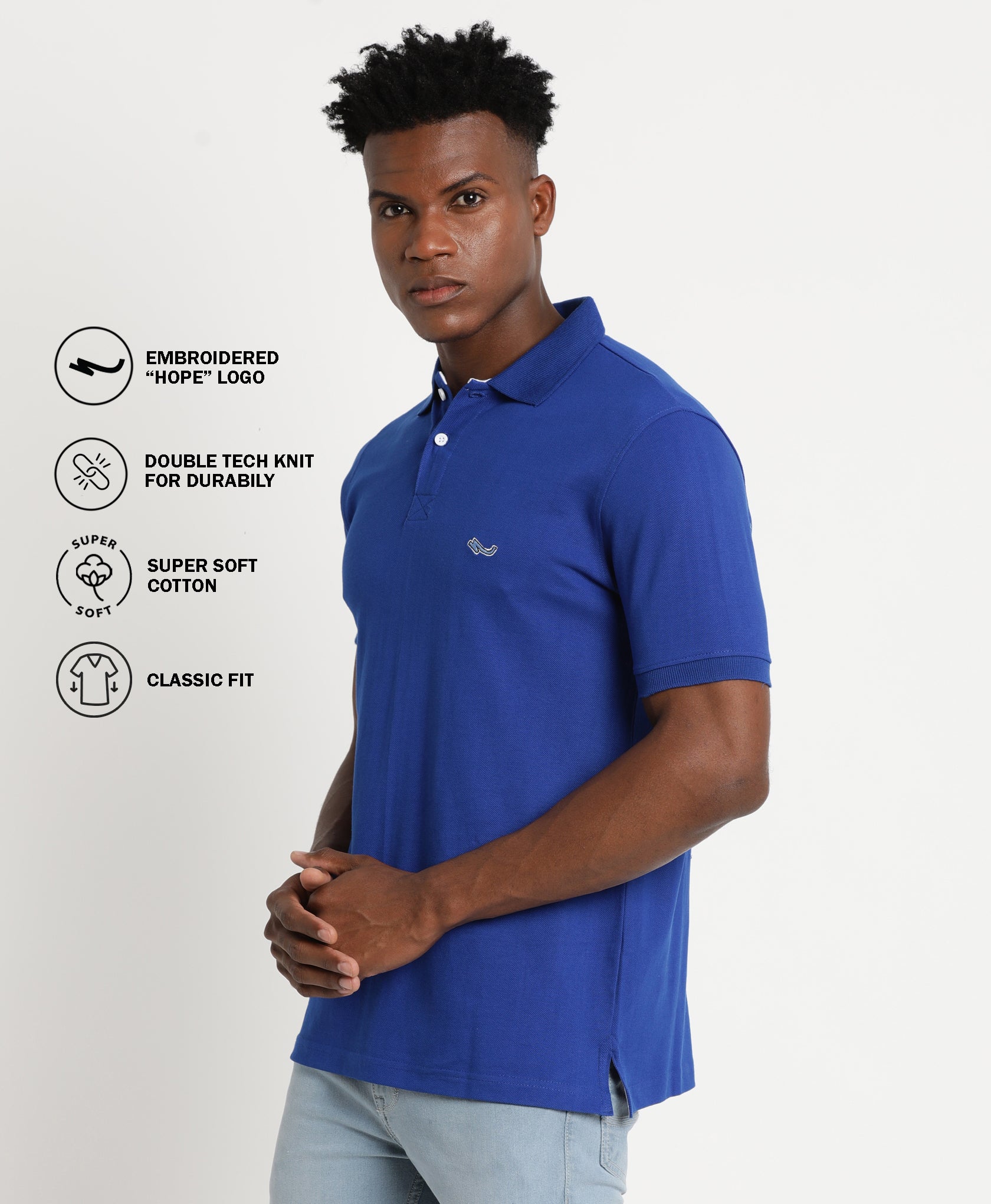 Royal Blue Polo T-Shirt