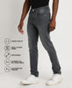 Grey Slim-fit Jeans for Men 