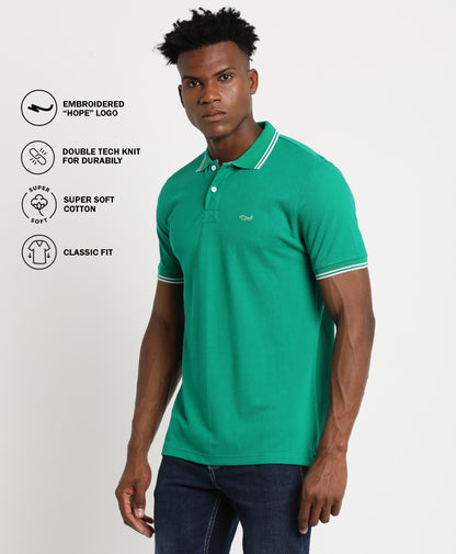 Green Polo T-Shirt for Men 