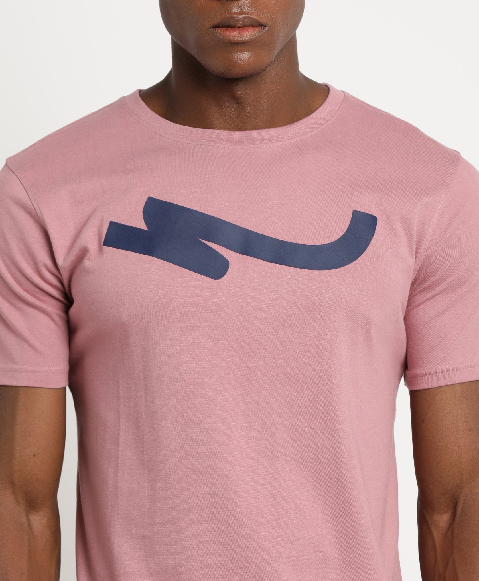 Mauve Pink Slim-fit T-Shirt