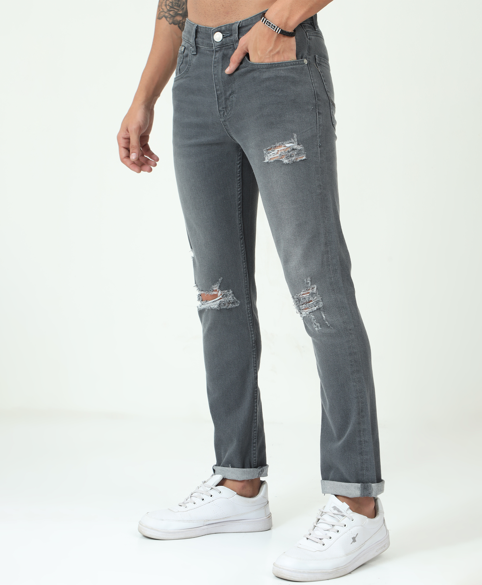 Grey Slim-fit Jeans