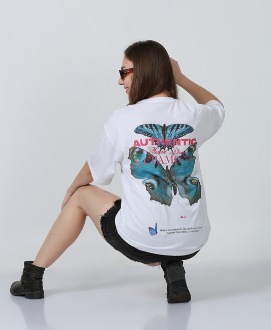 Unisex Oversized Fit Back Printed T-shirt