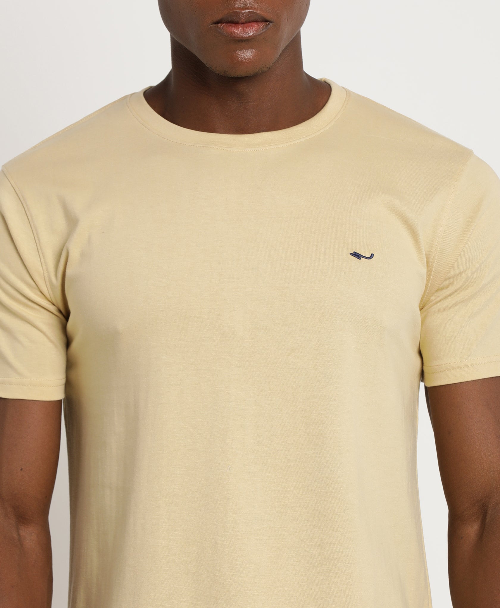 Beige Slim-fit T-Shirt