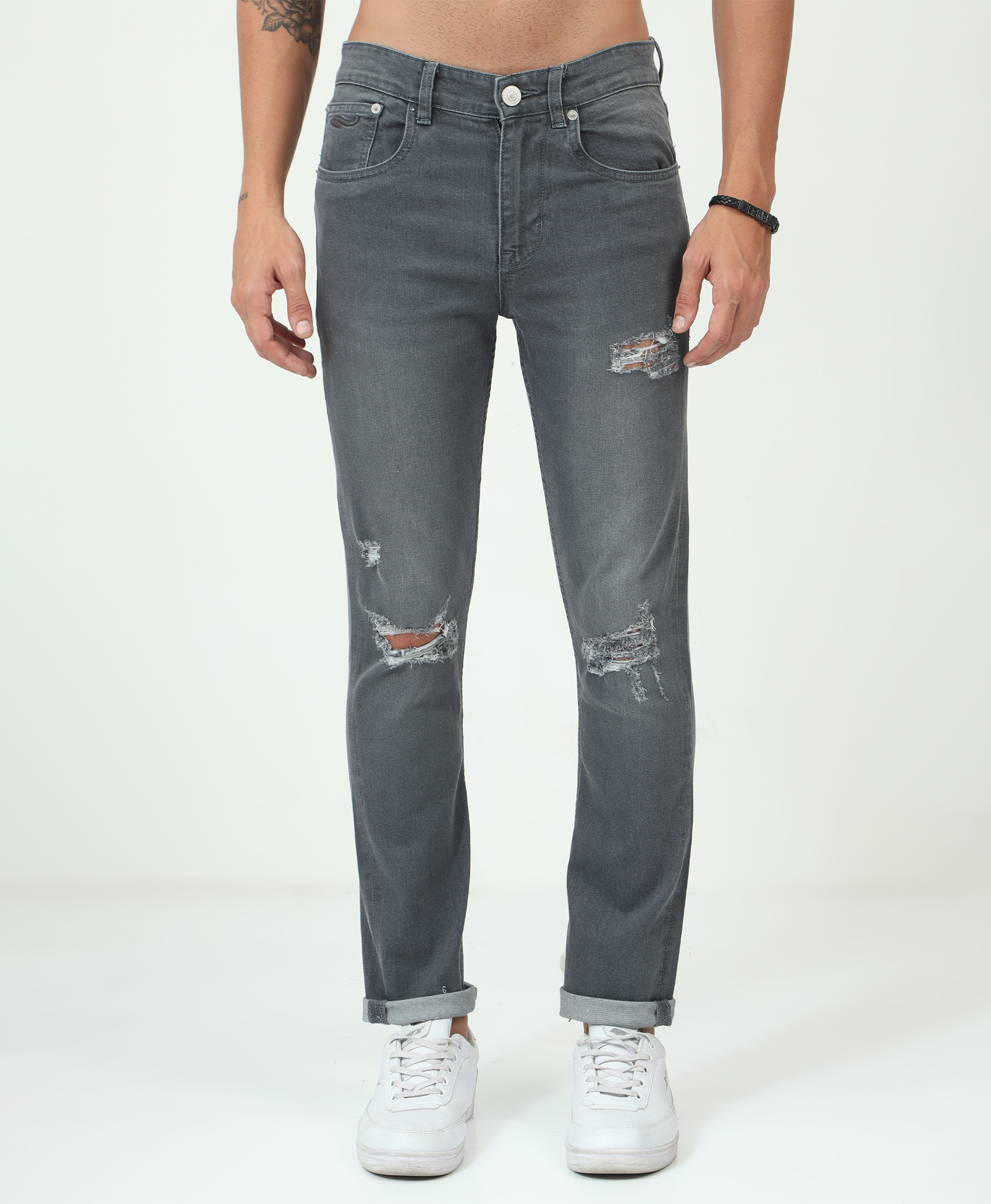 Grey Slim-fit Jeans