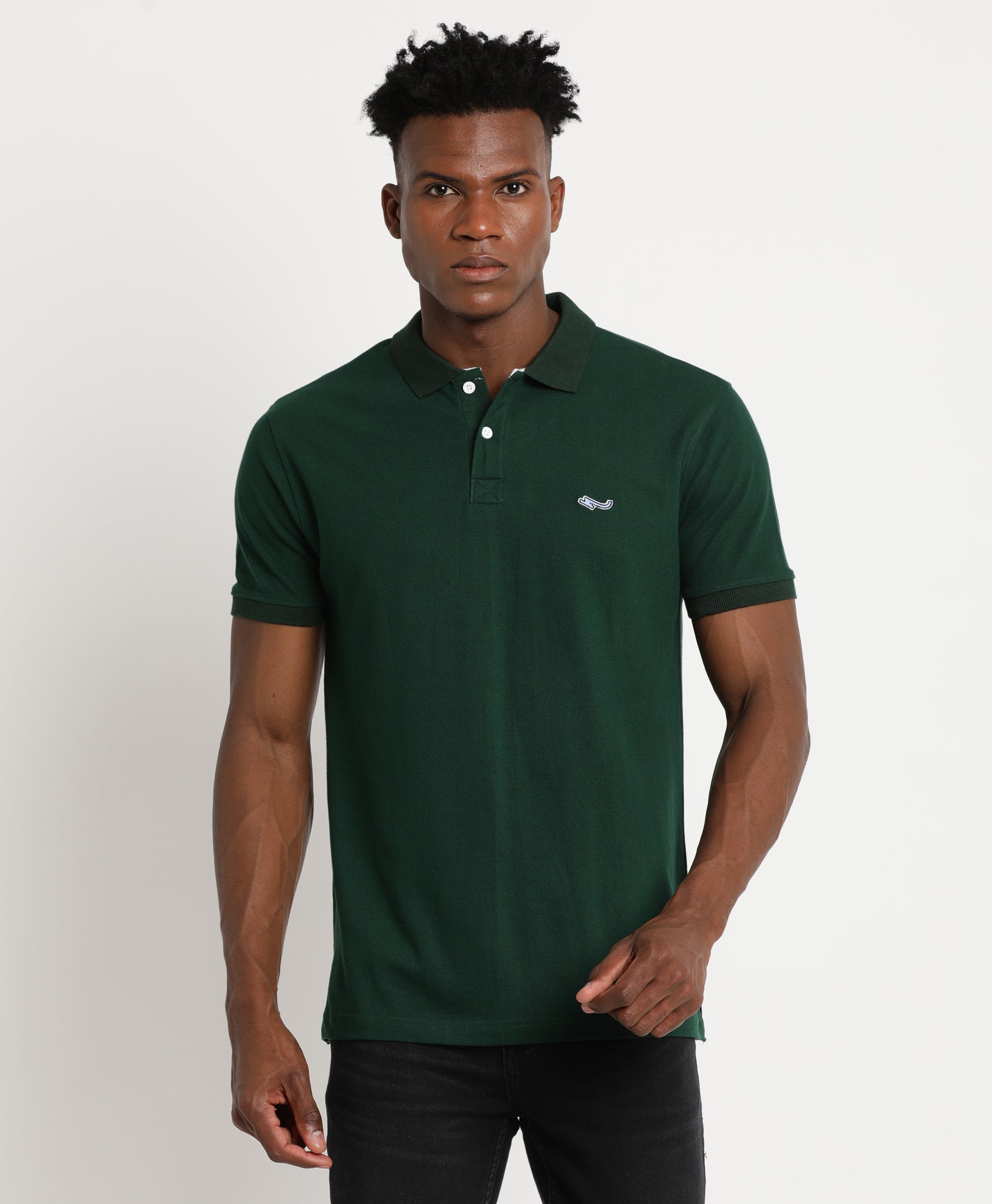 Dark Green Polo T-Shirt