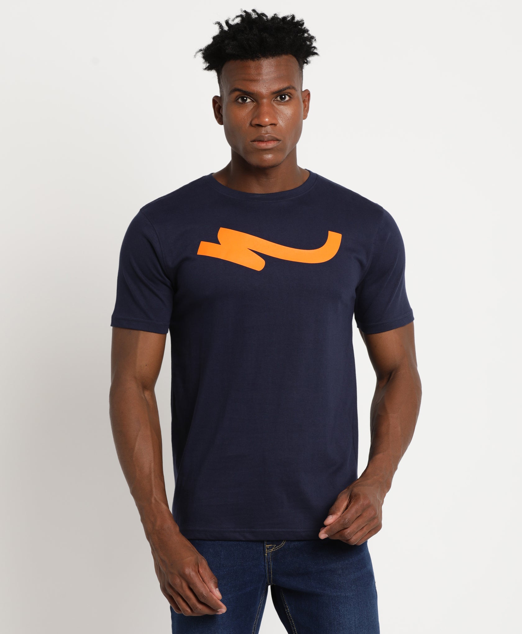 Navy Slim-fit T-Shirt for Men 