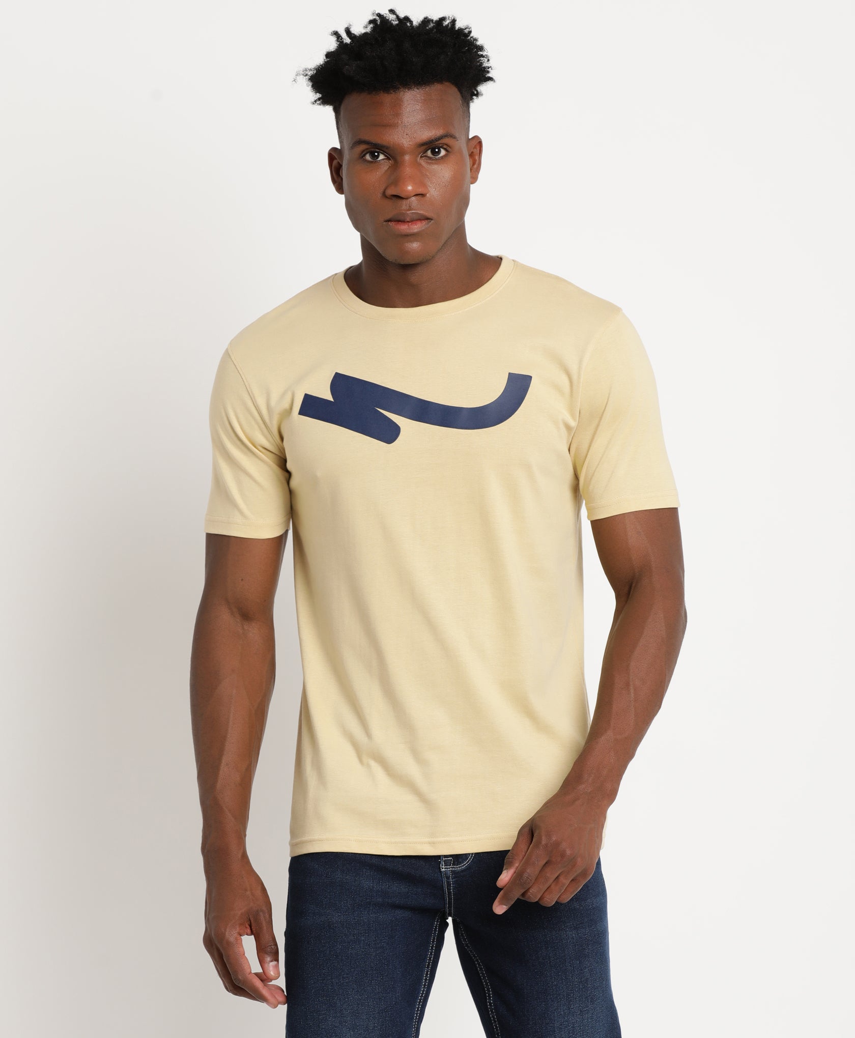 Beige Slim-fit T-Shirt