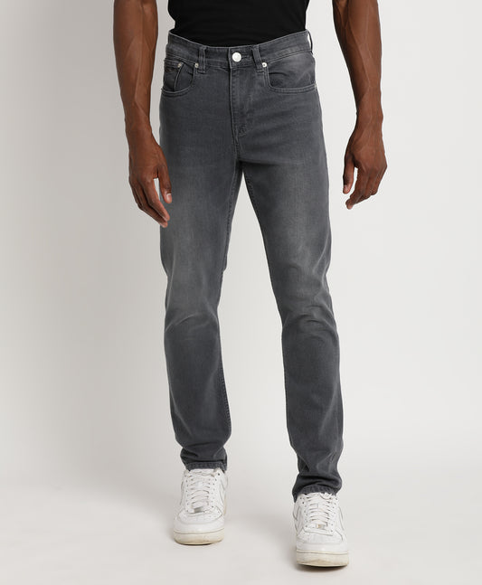 Grey Slim-fit Jeans for Men 