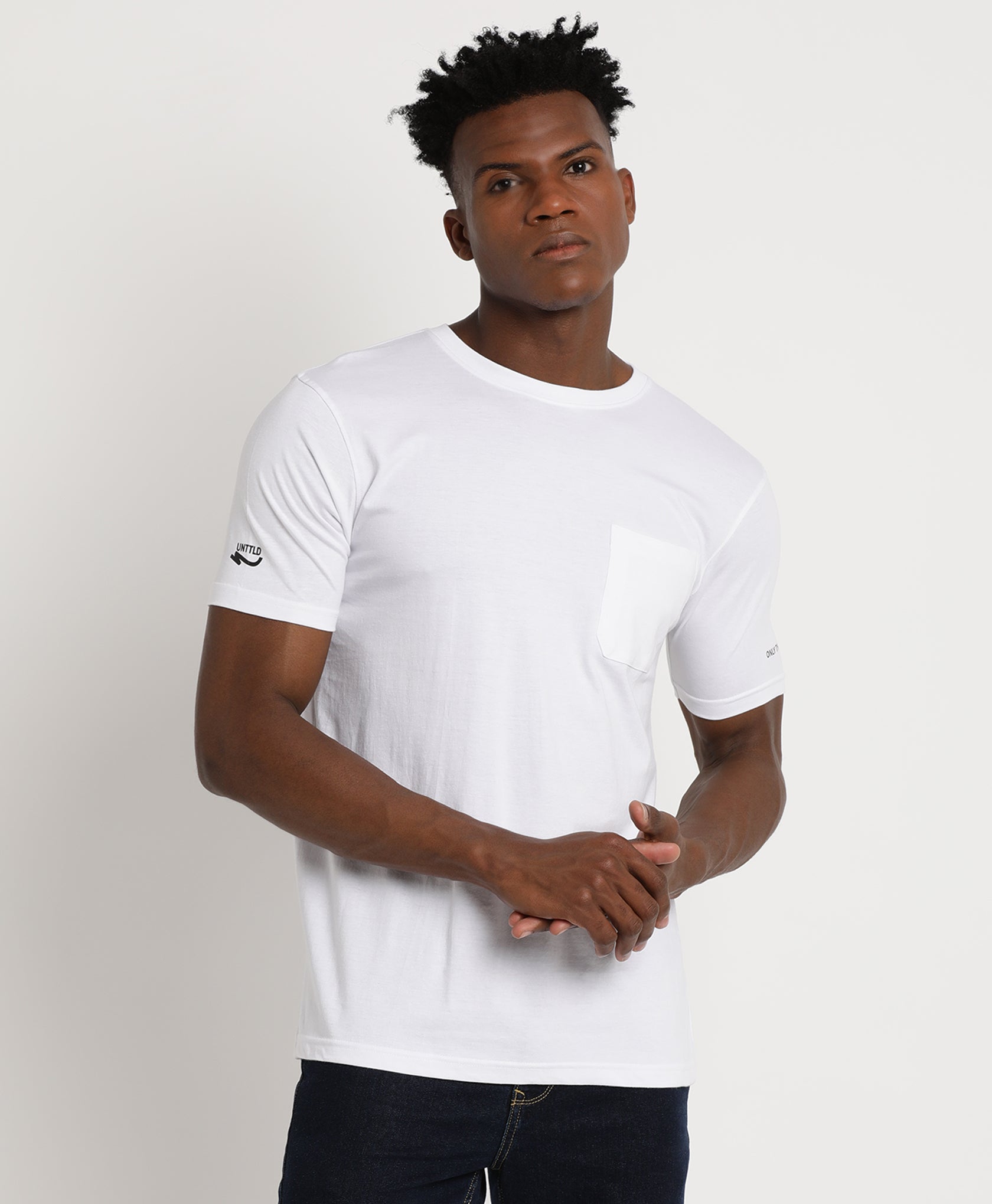 White Slim-fit T-Shirt