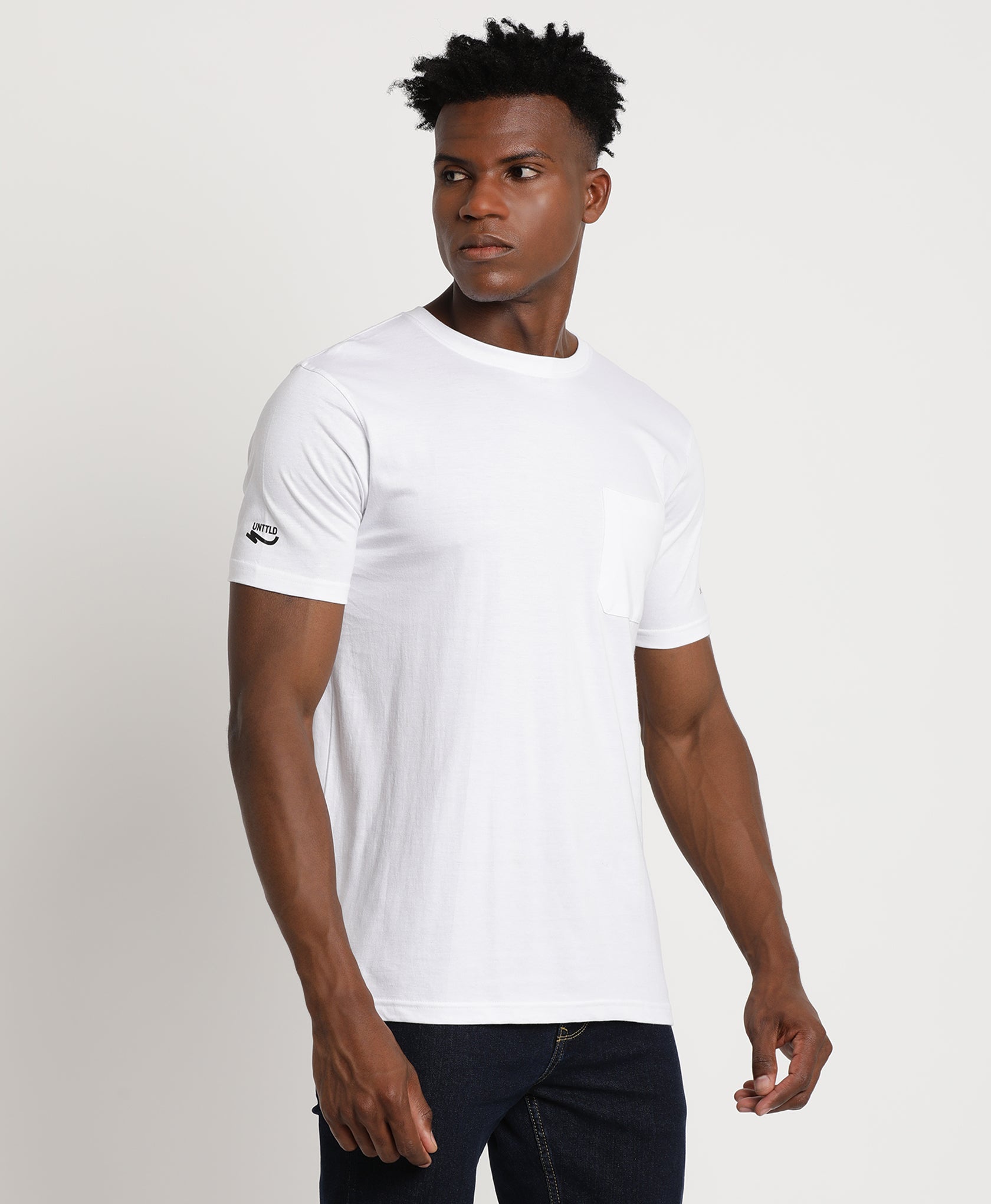 White Slim-fit T-Shirt