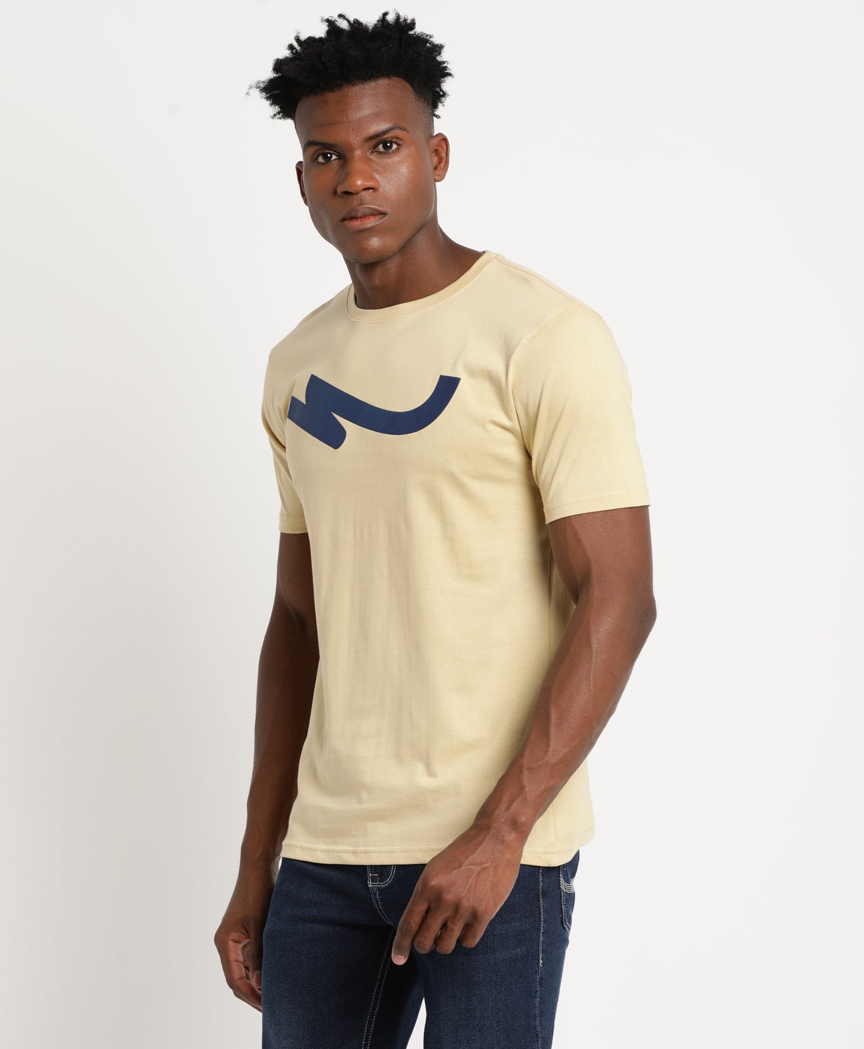 Beige Slim-fit T-Shirt