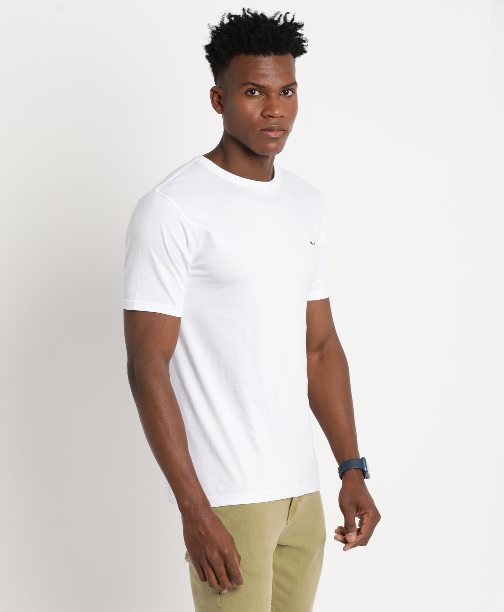 White Slim-fit T-Shirt