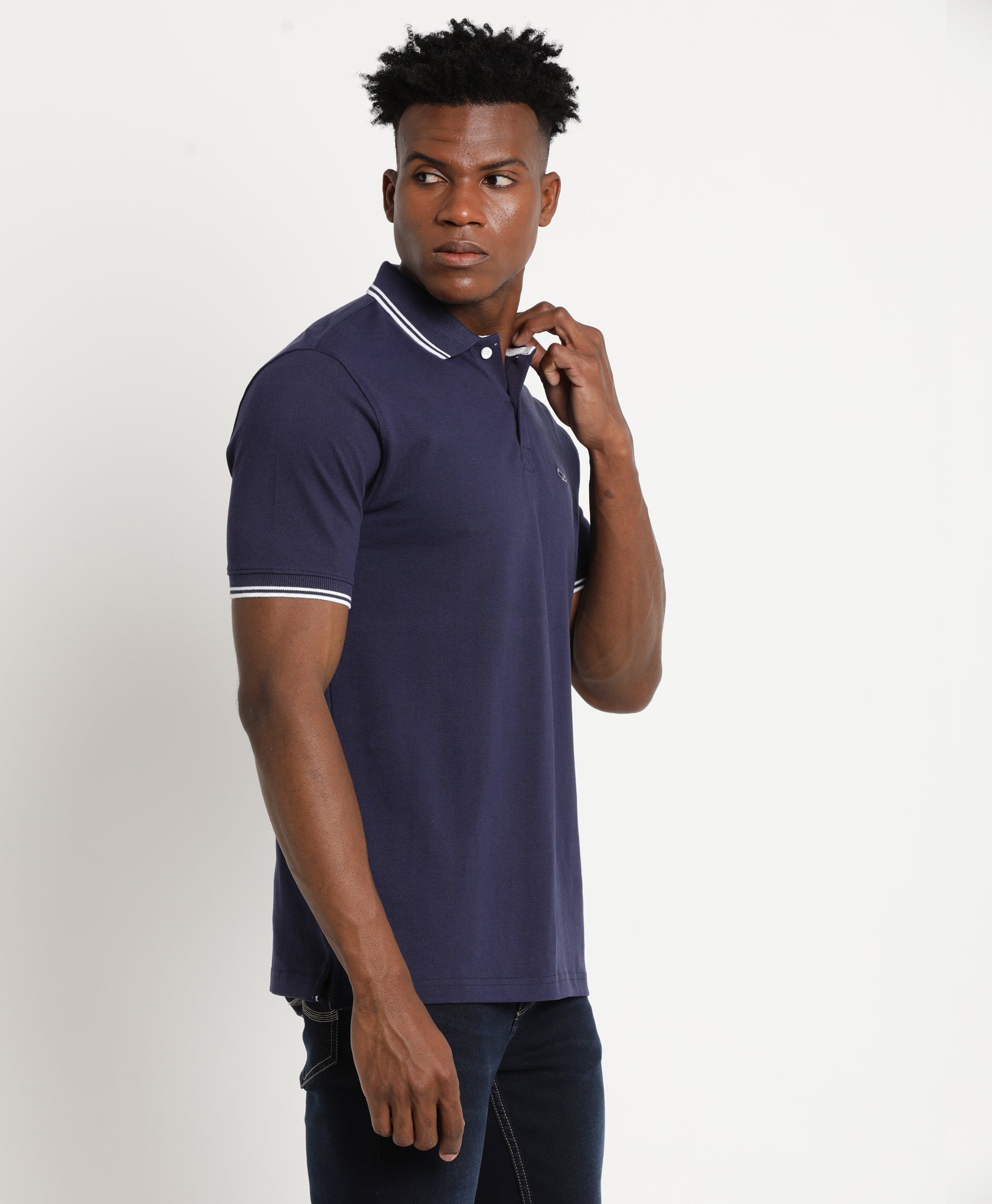 Dark Blue Polo T-Shirt