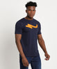 Navy Slim-fit T-Shirt for Men 