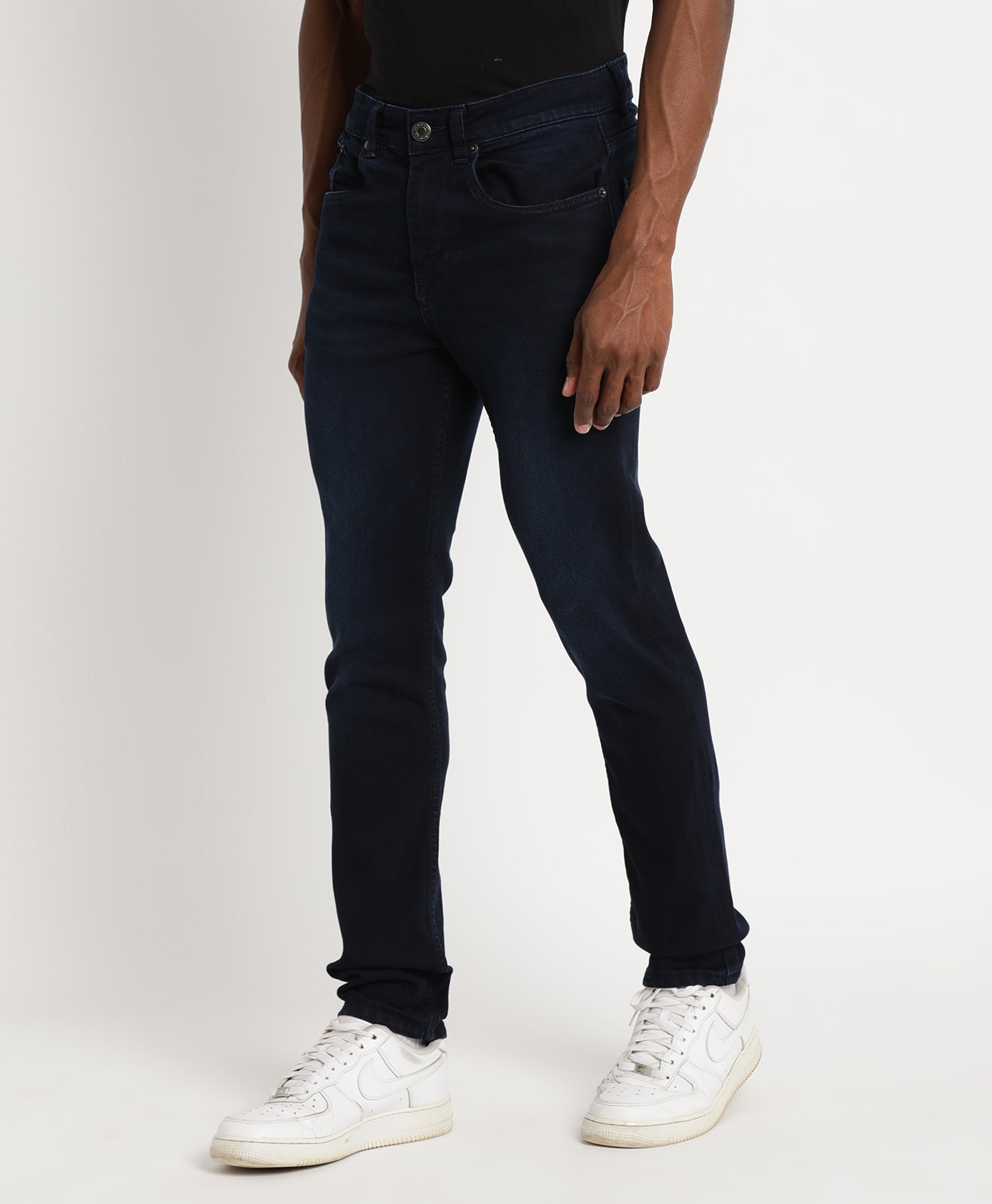 Dark Indigo Slim-fit Jeans for Men