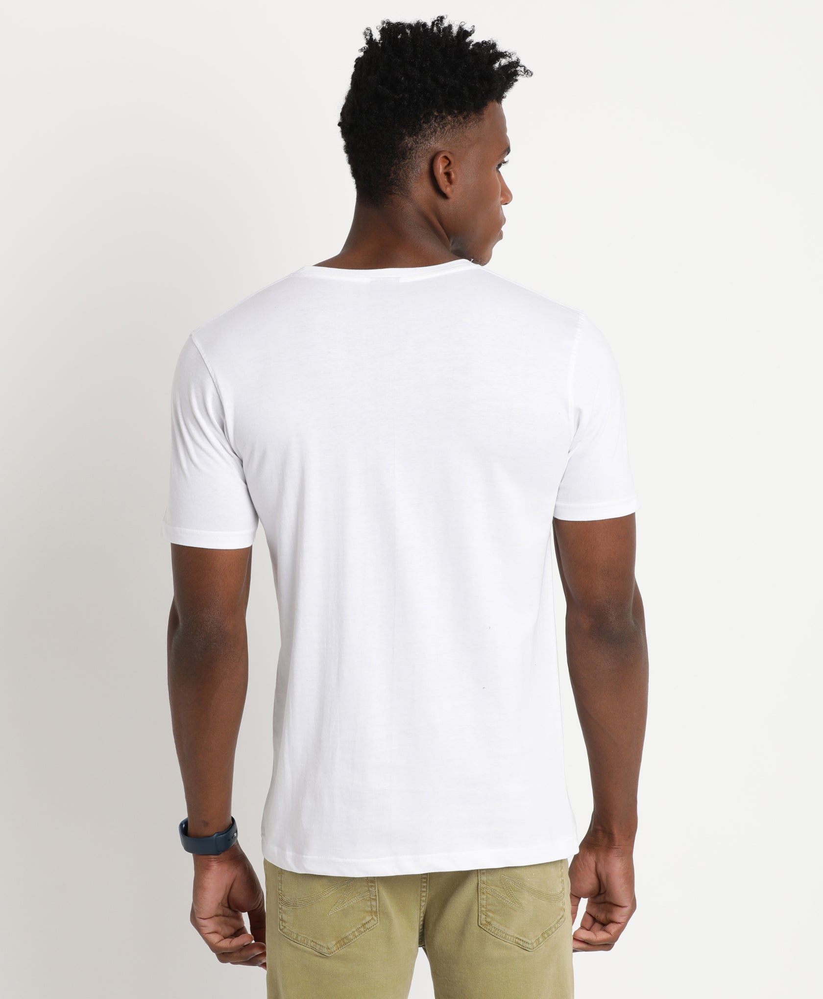 White Slim-fit T-Shirt