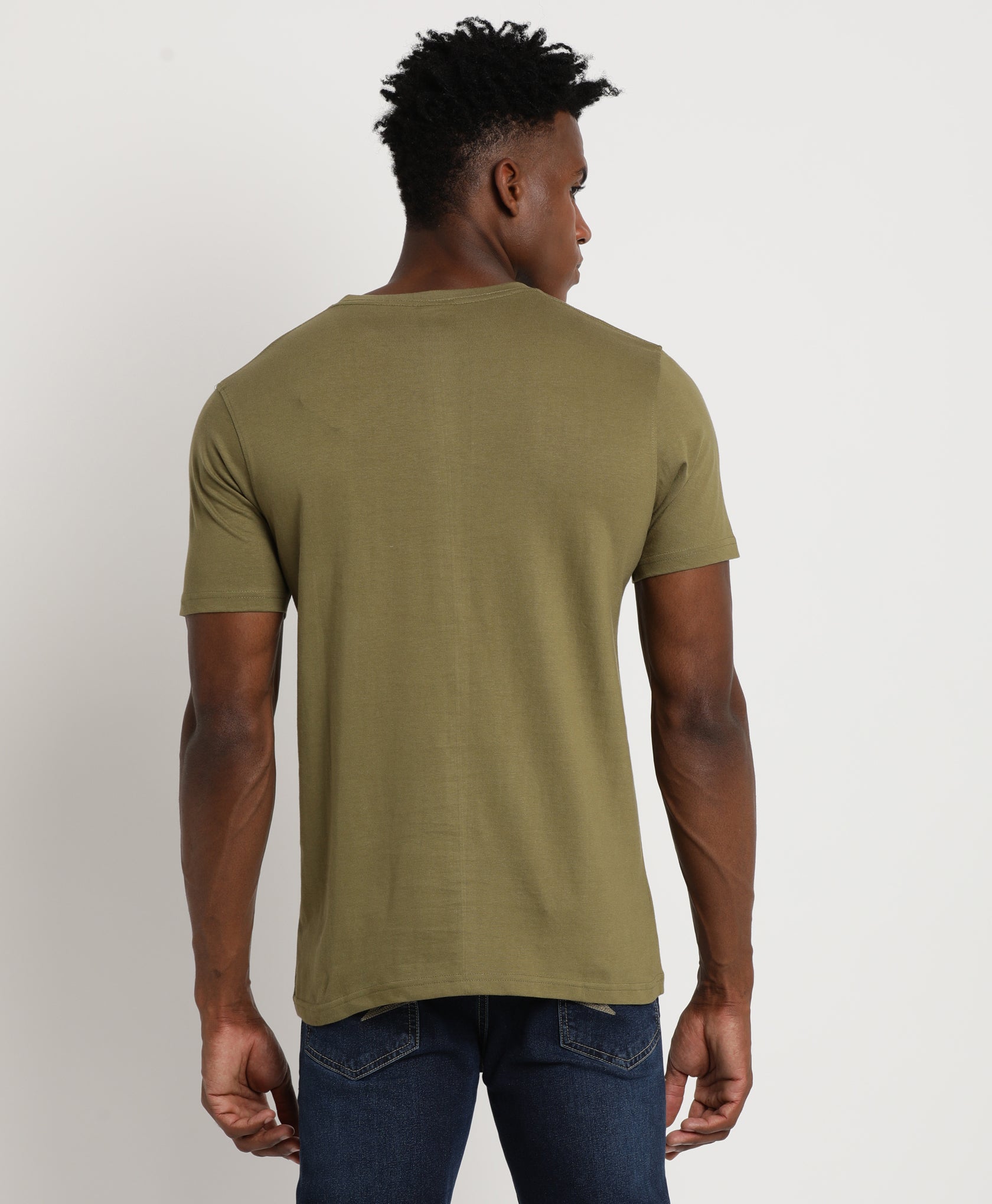 Olive Slim-fit T-Shirt