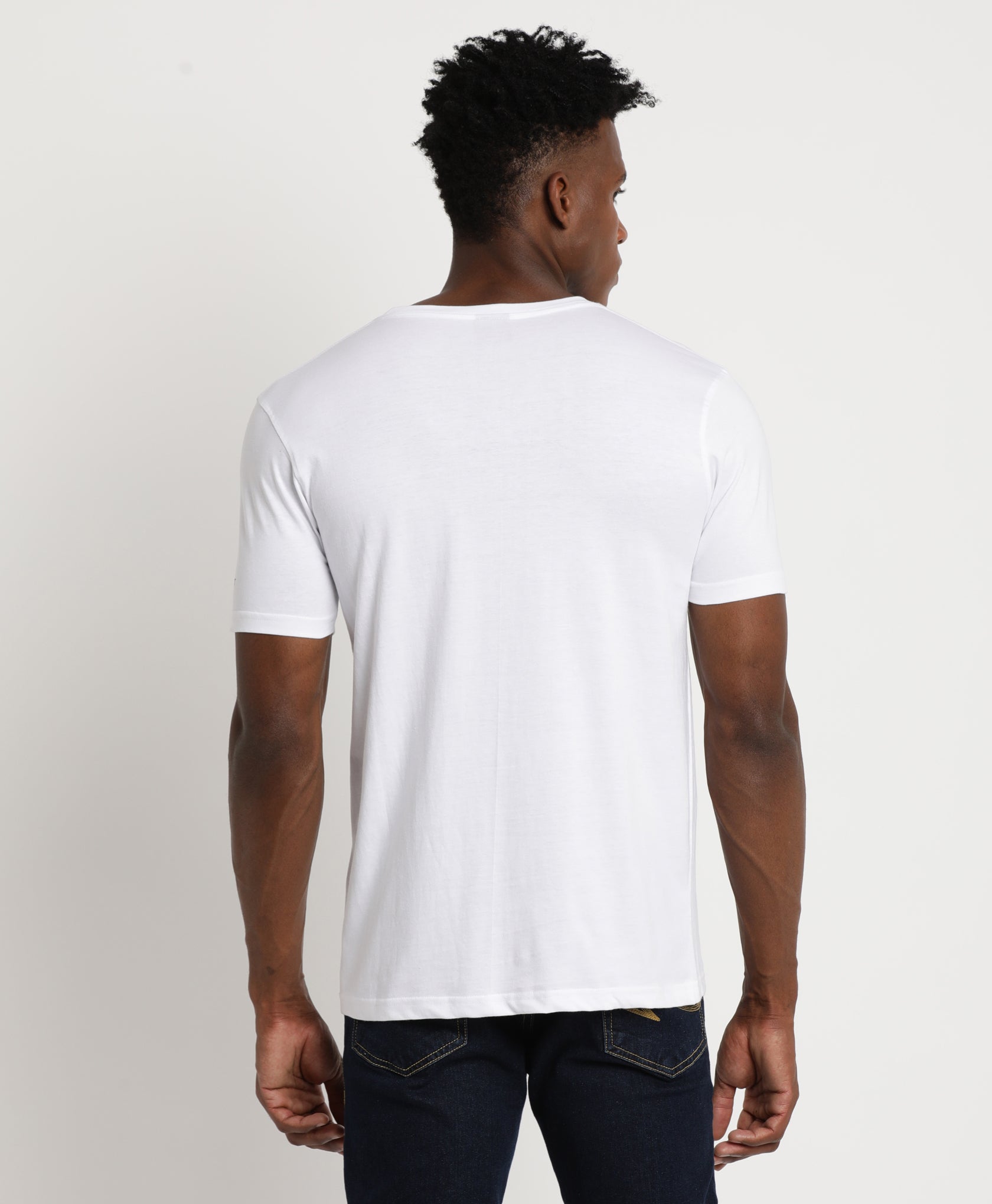 White Slim-fit T-Shirt