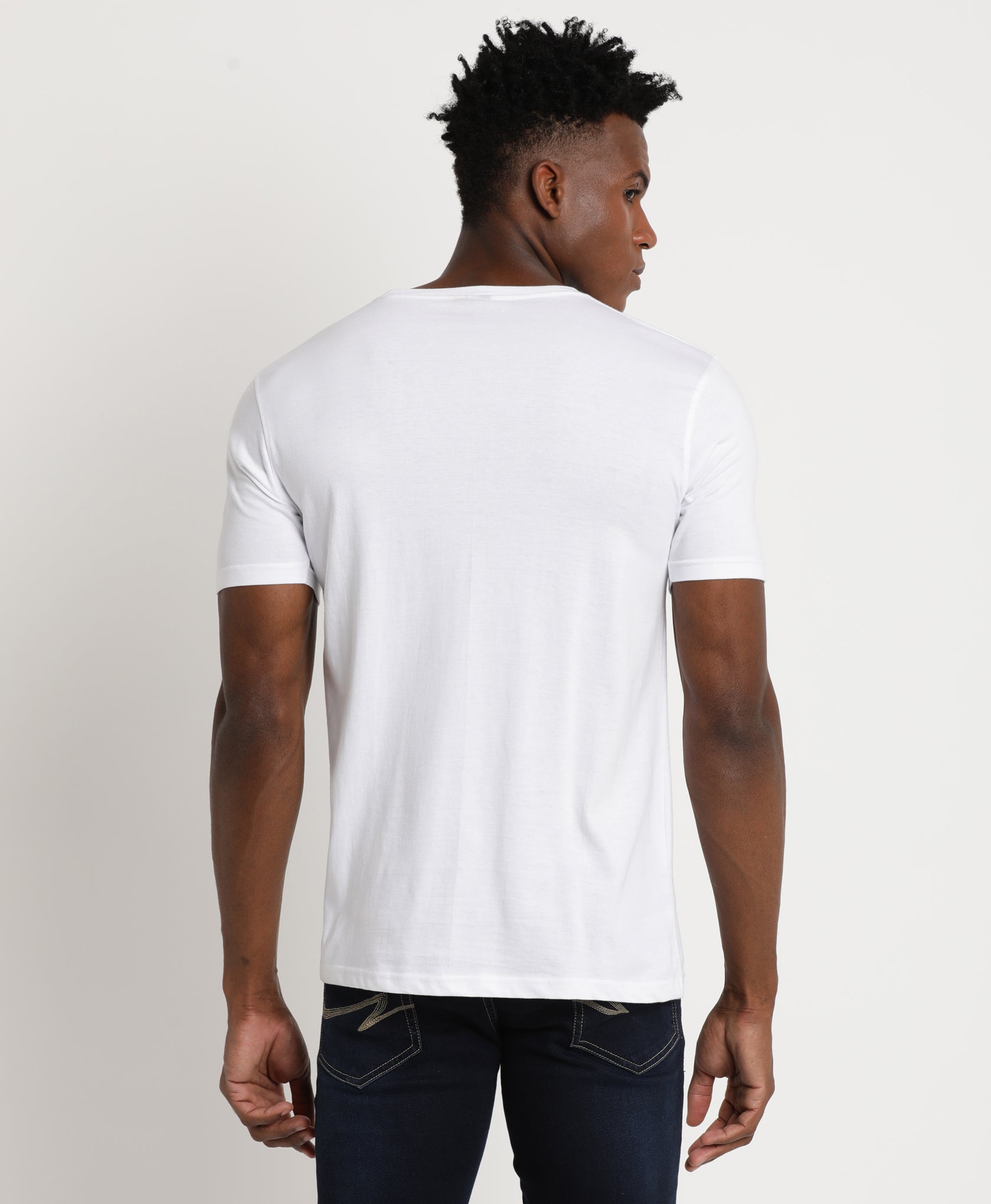 White Slim-fit T-Shirt