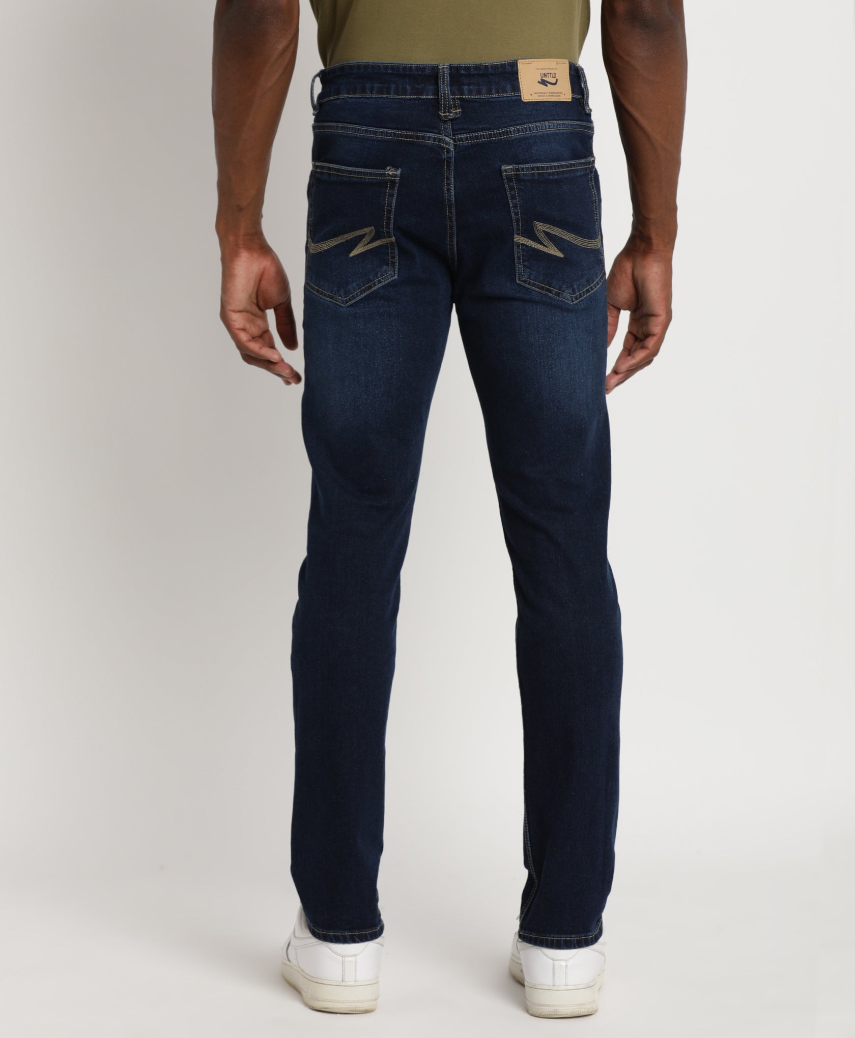 Dark Navy Slim-fit Jeans