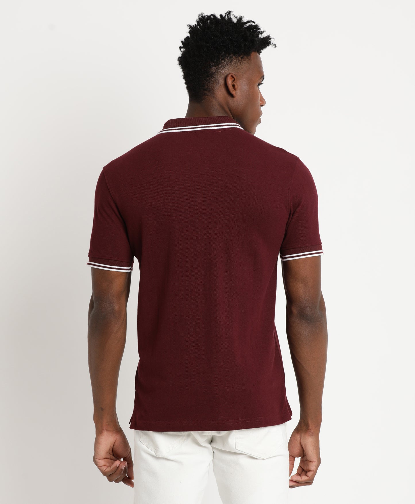 Maroon Polo T-Shirt for Men