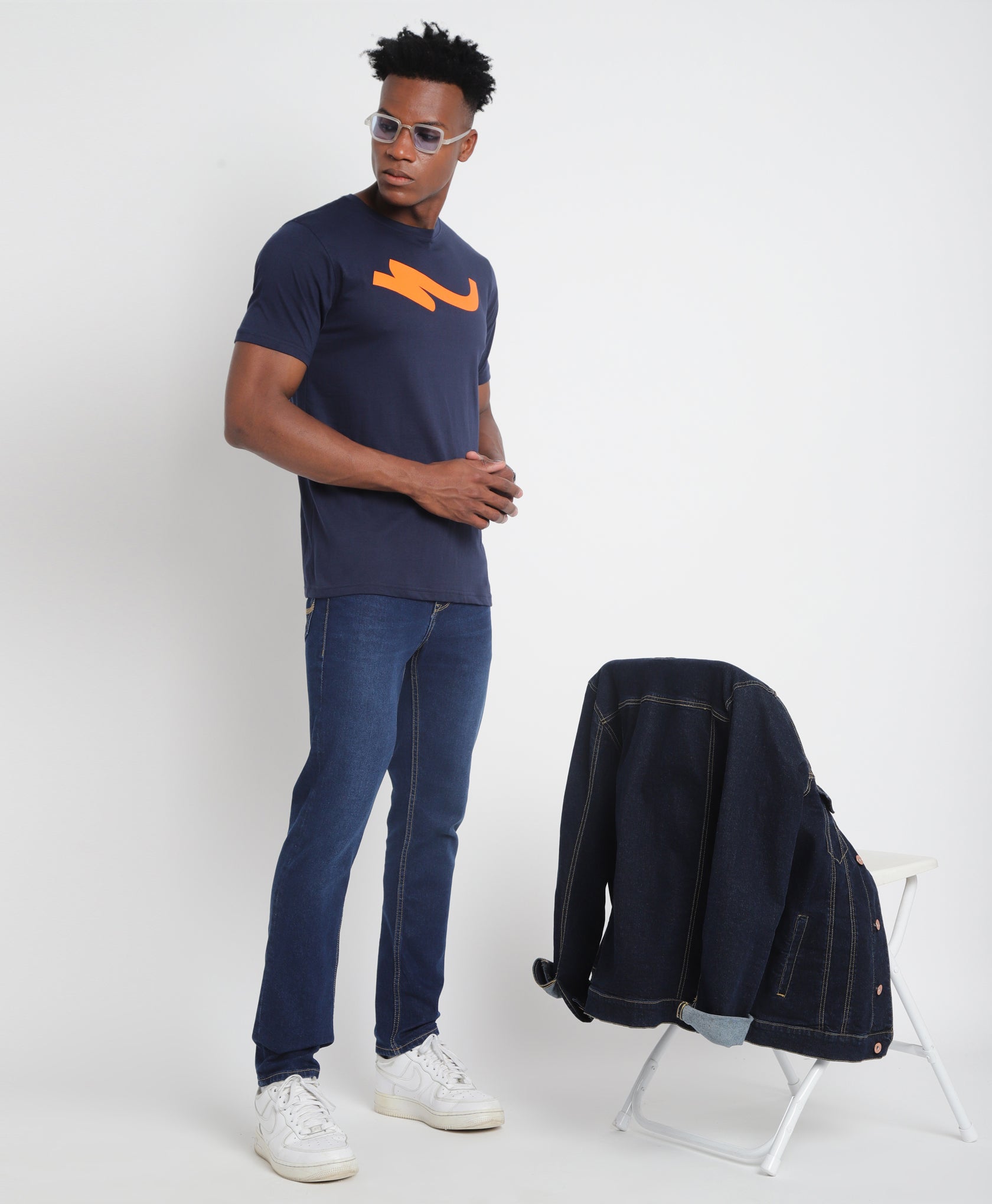 Navy Slim-fit T-Shirt