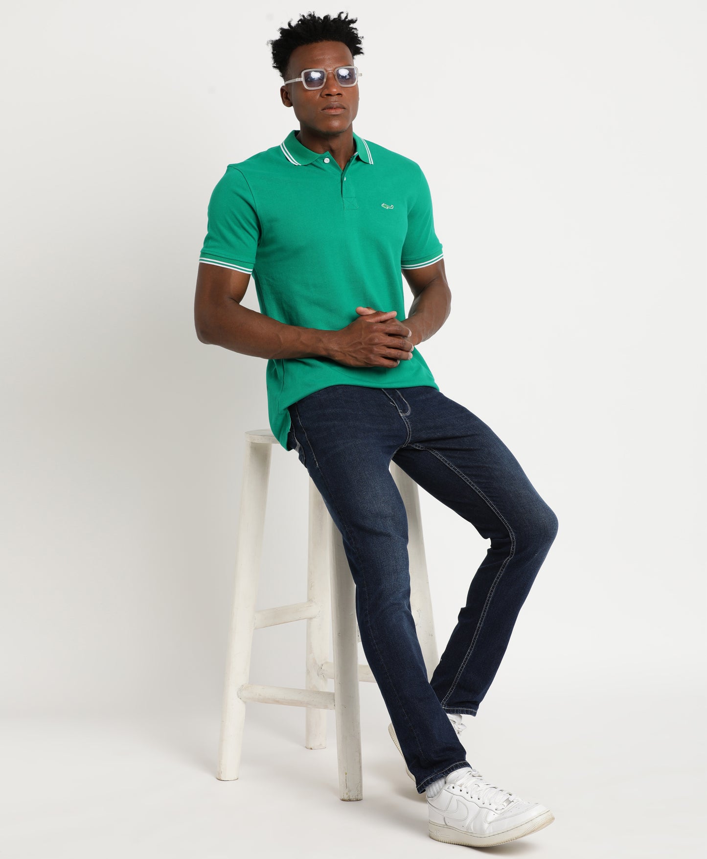 Green Polo T-Shirt for Men 