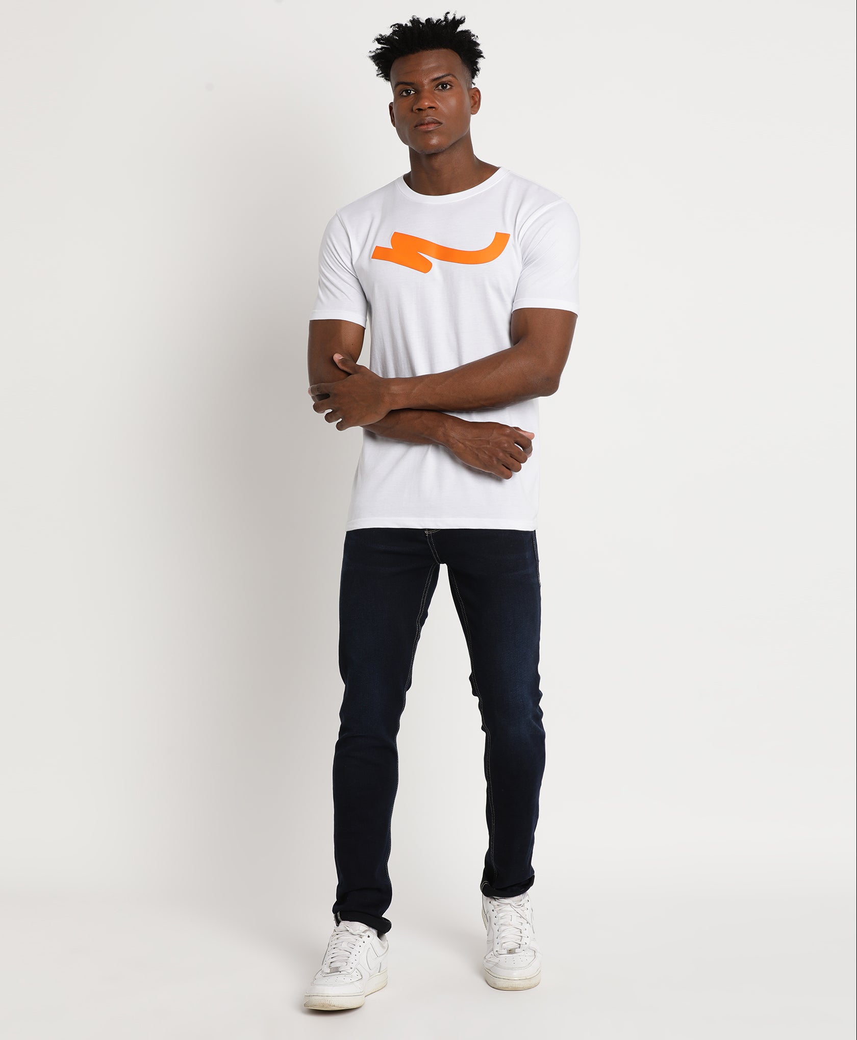 White Slim-fit T-Shirt