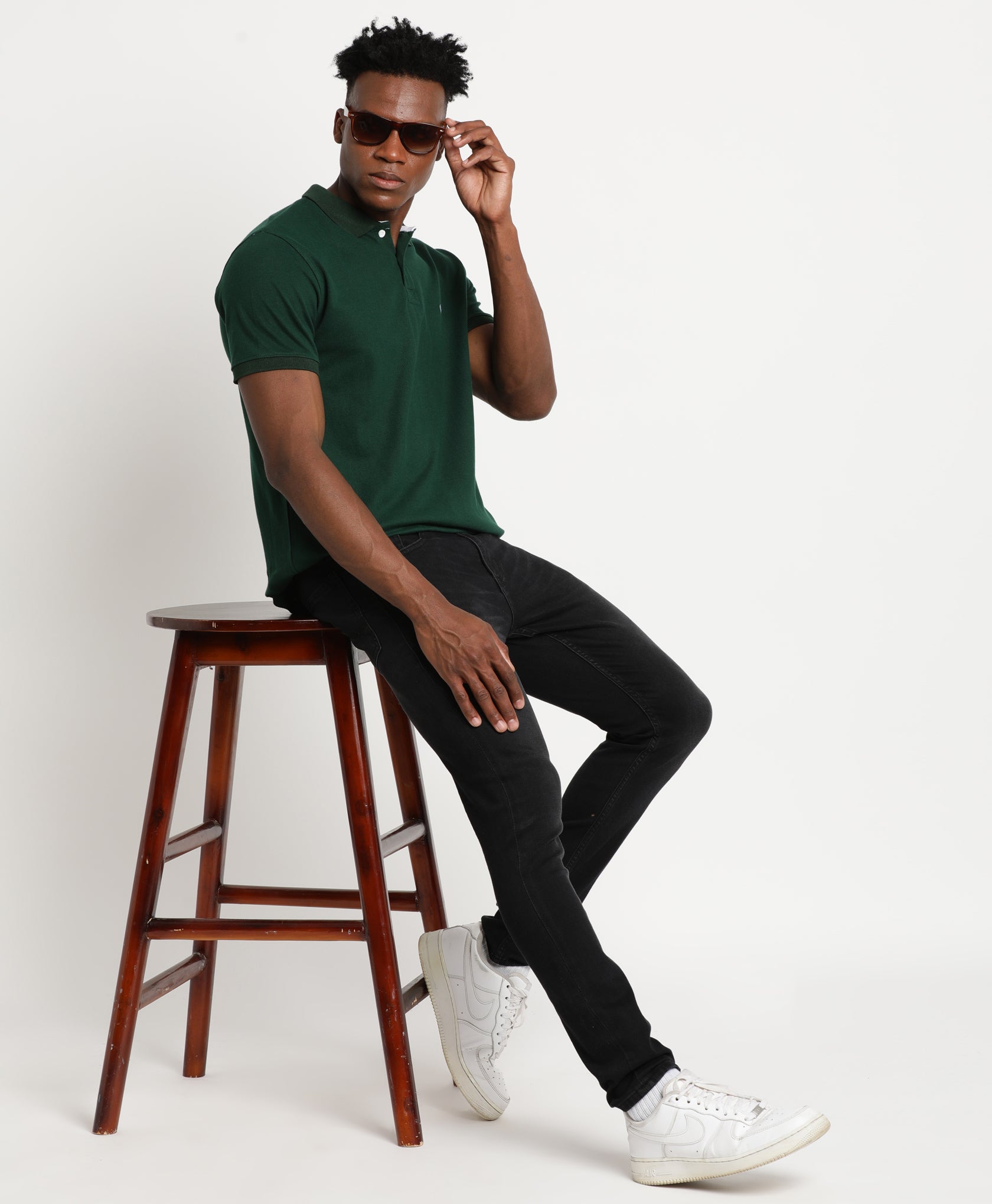 Dark Green Polo T-Shirt