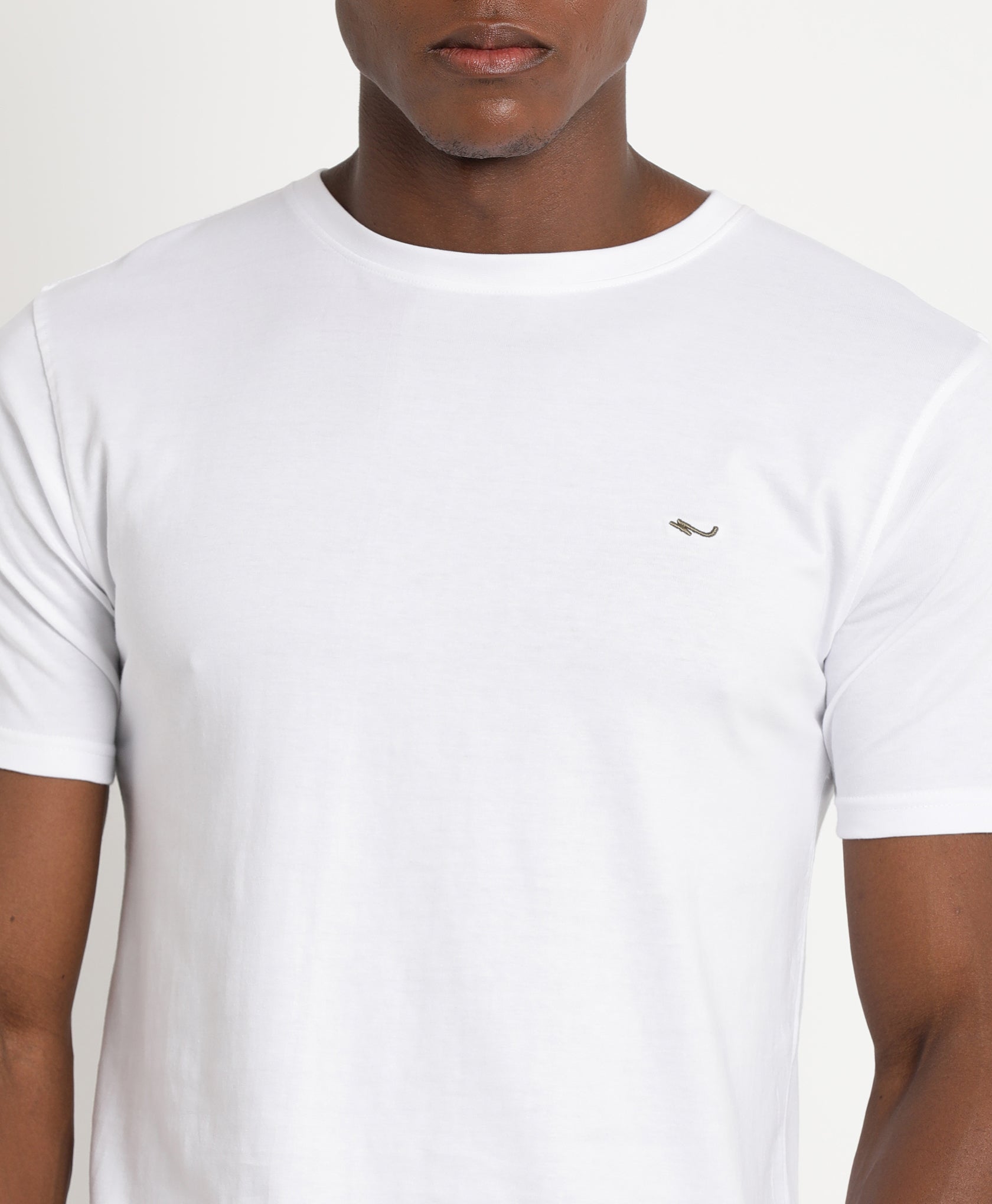 White Slim-fit T-Shirt