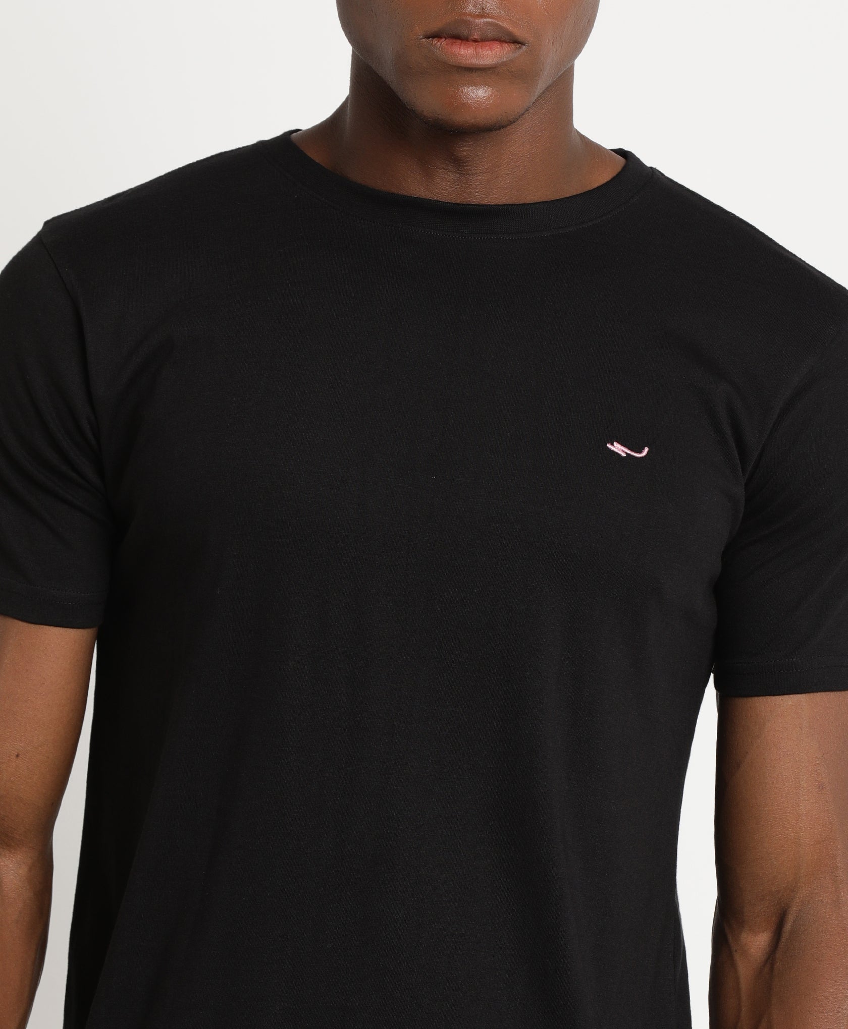 Black Slim-fit T-Shirt