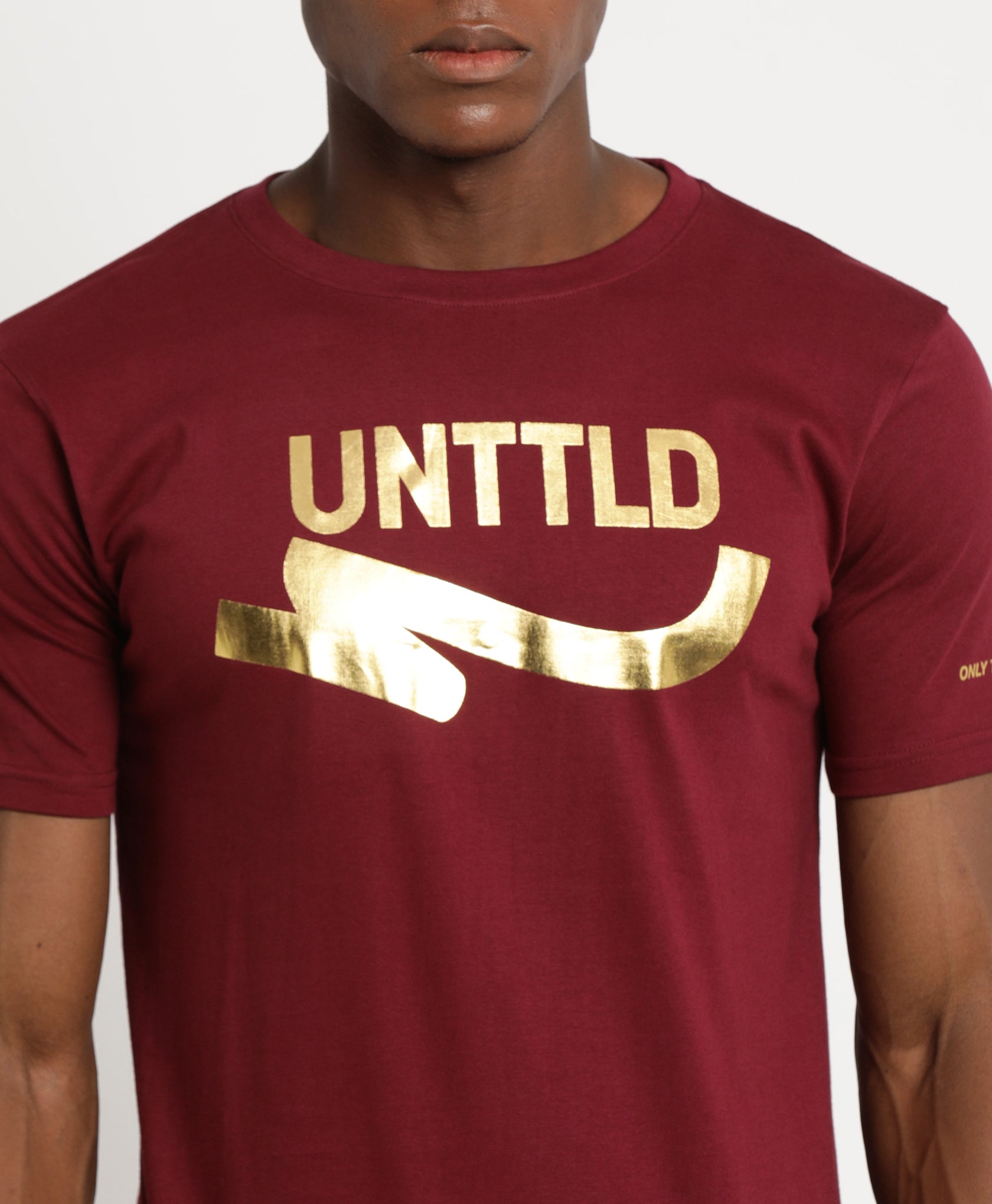 Maroon Slim-fit T-Shirt