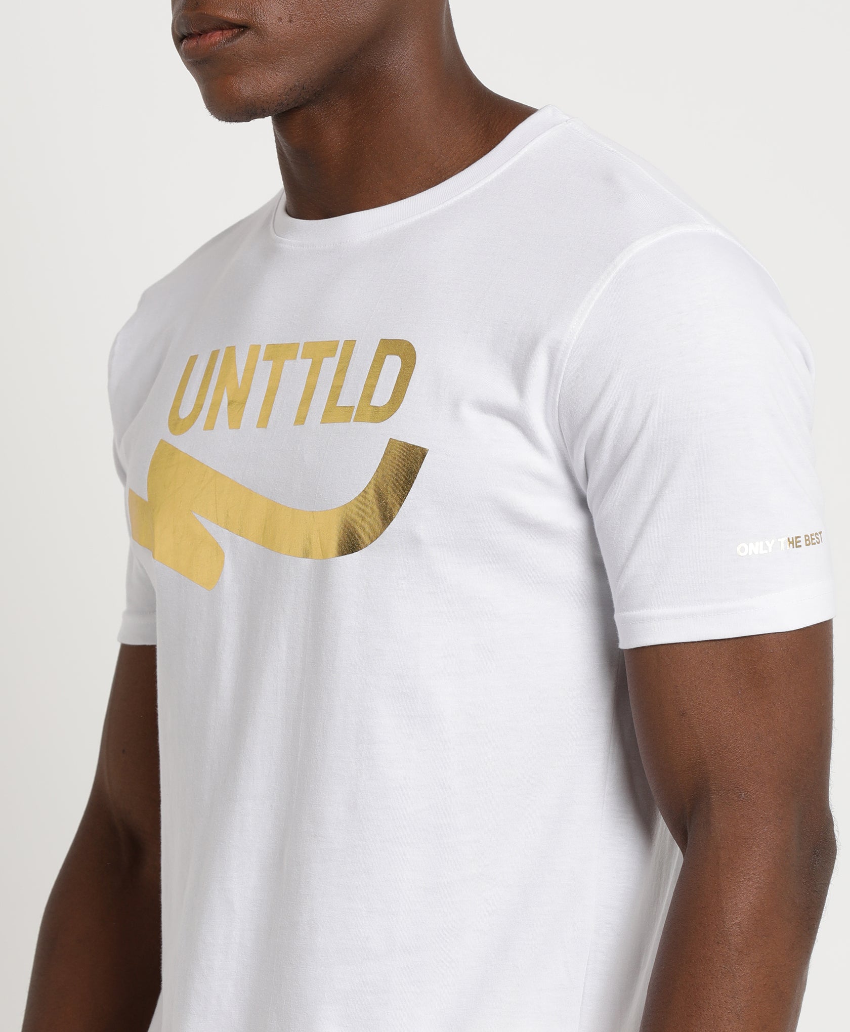 White Sim-fit T-Shirt for Men 