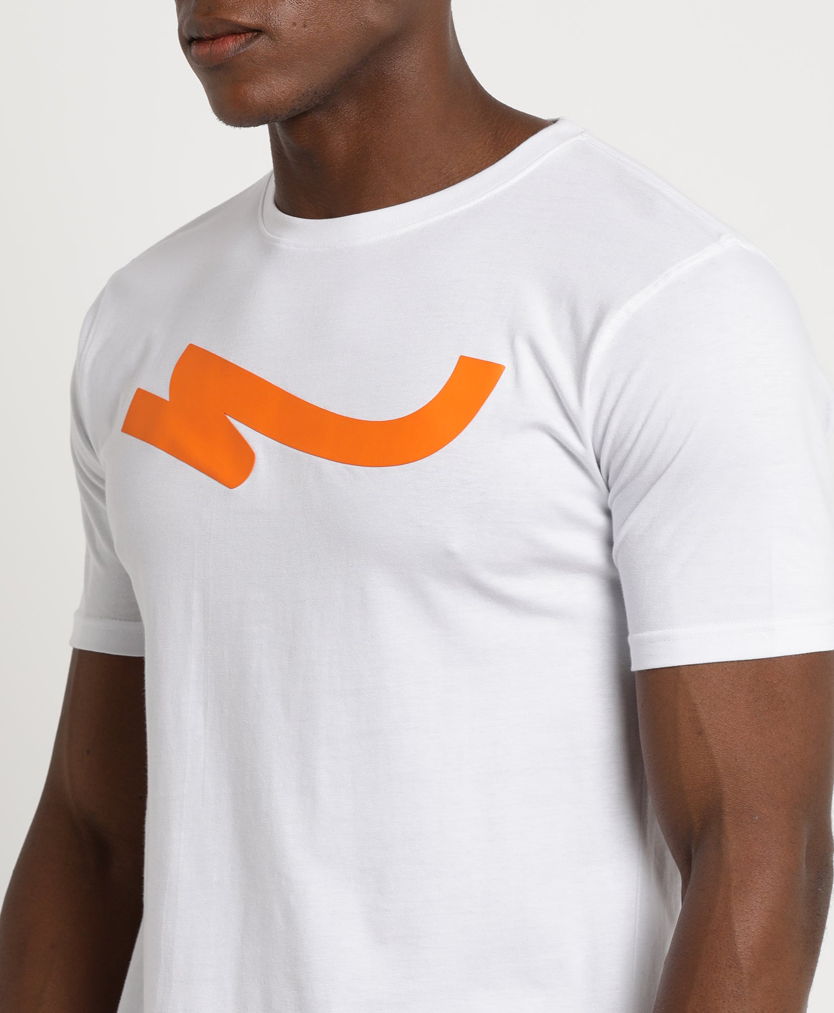 White Slim-fit T-Shirt for Men 