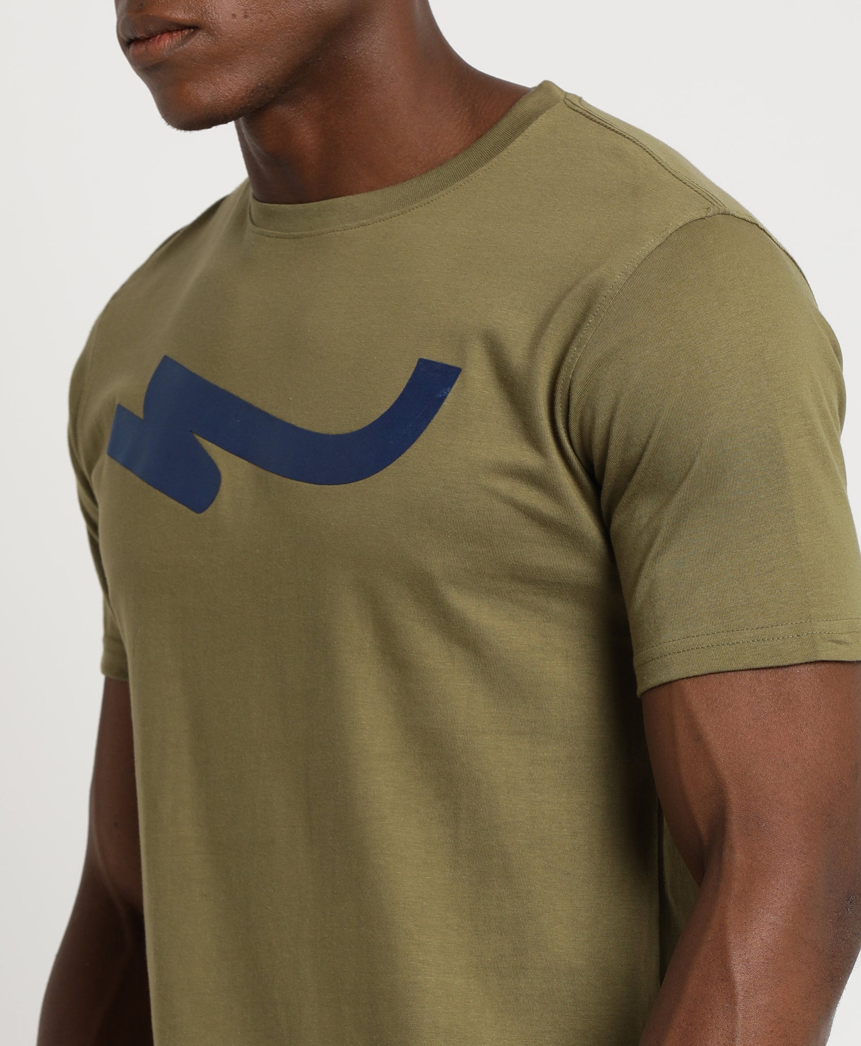 Olive Slim-fit T-Shirt for Men 