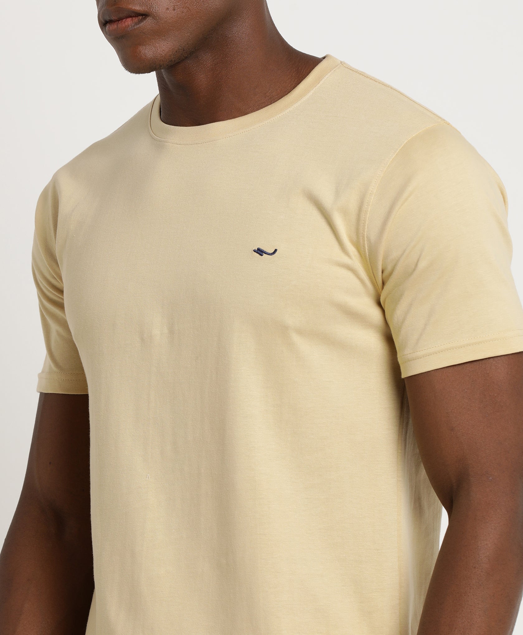 Beige Slim-fit T-Shirt