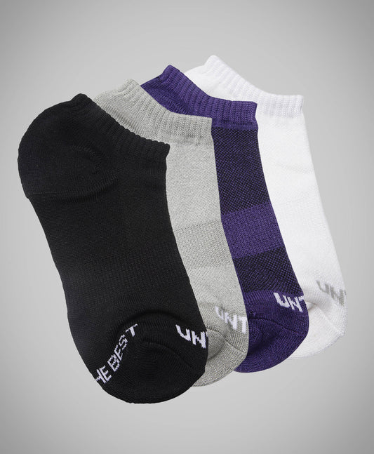 Premium Bamboo No Show Unisex Socks Pack of 4